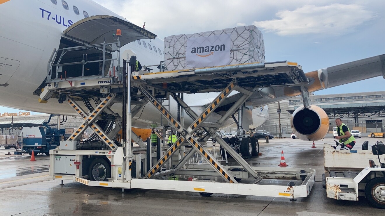 Amazon's disaster relief and response team prepared a shipment set for Nepal in response to a 1200% increase in COVID-19 positive cases.