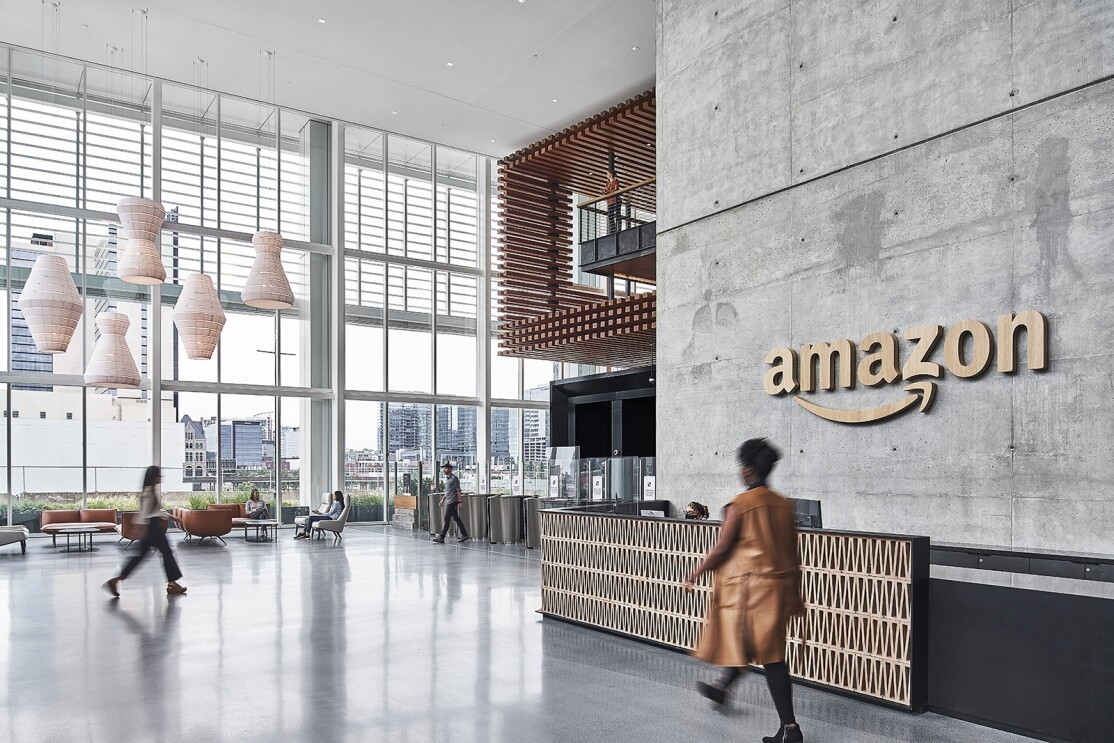 A rendering of Amazon's new office in Nashville, Tennessee