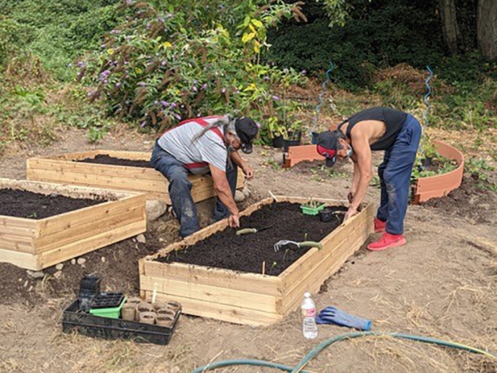 Urban farm being planted in Seattle