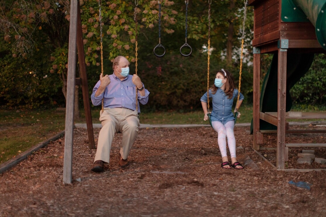 Amazon employee and his grand daughter as she battles with cancer