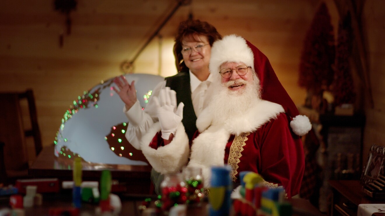 Amazon delivers to Santa in North Pole