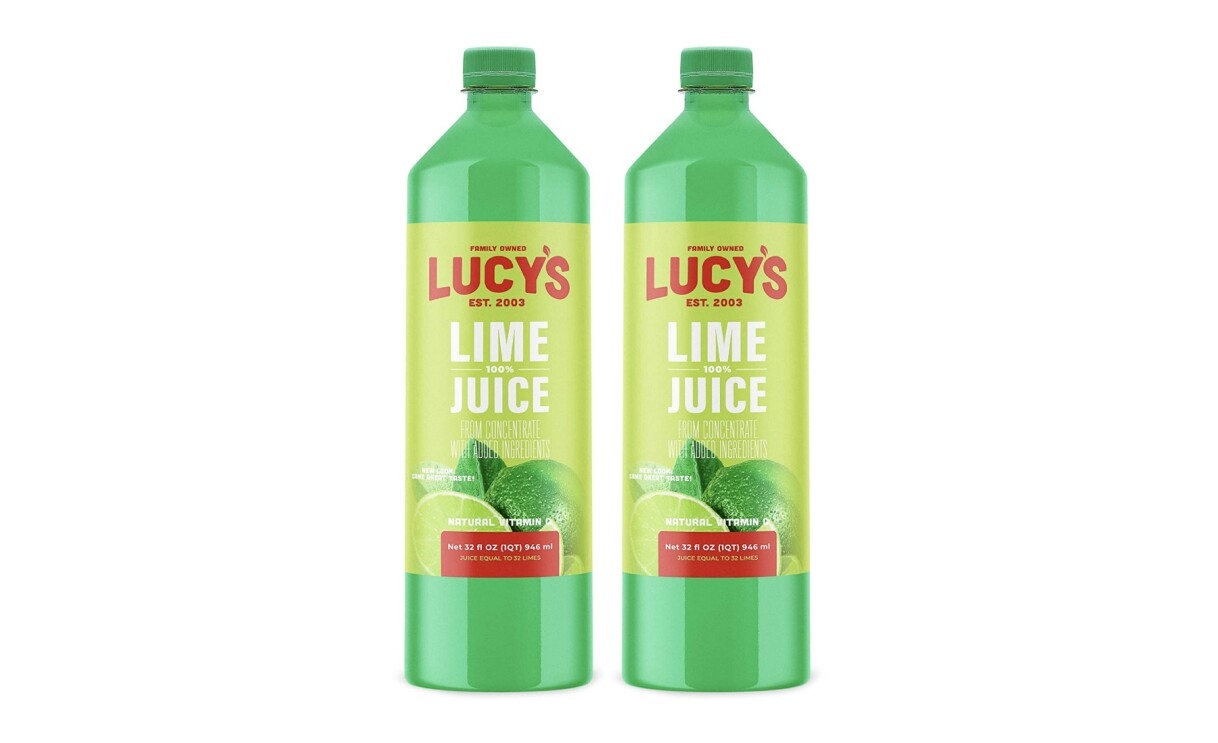 Fresh lime juice from Lucy’s