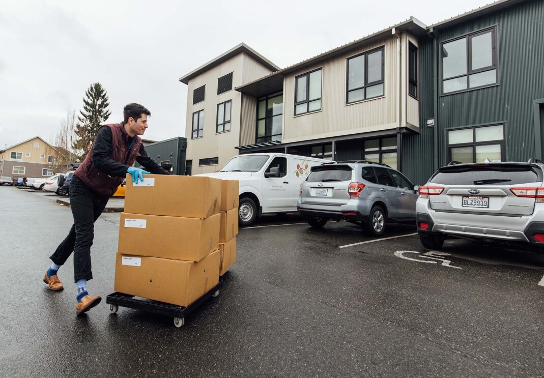 Amazon partners with local agencies to deliver meals to those most vulnerable to COVID-19. 