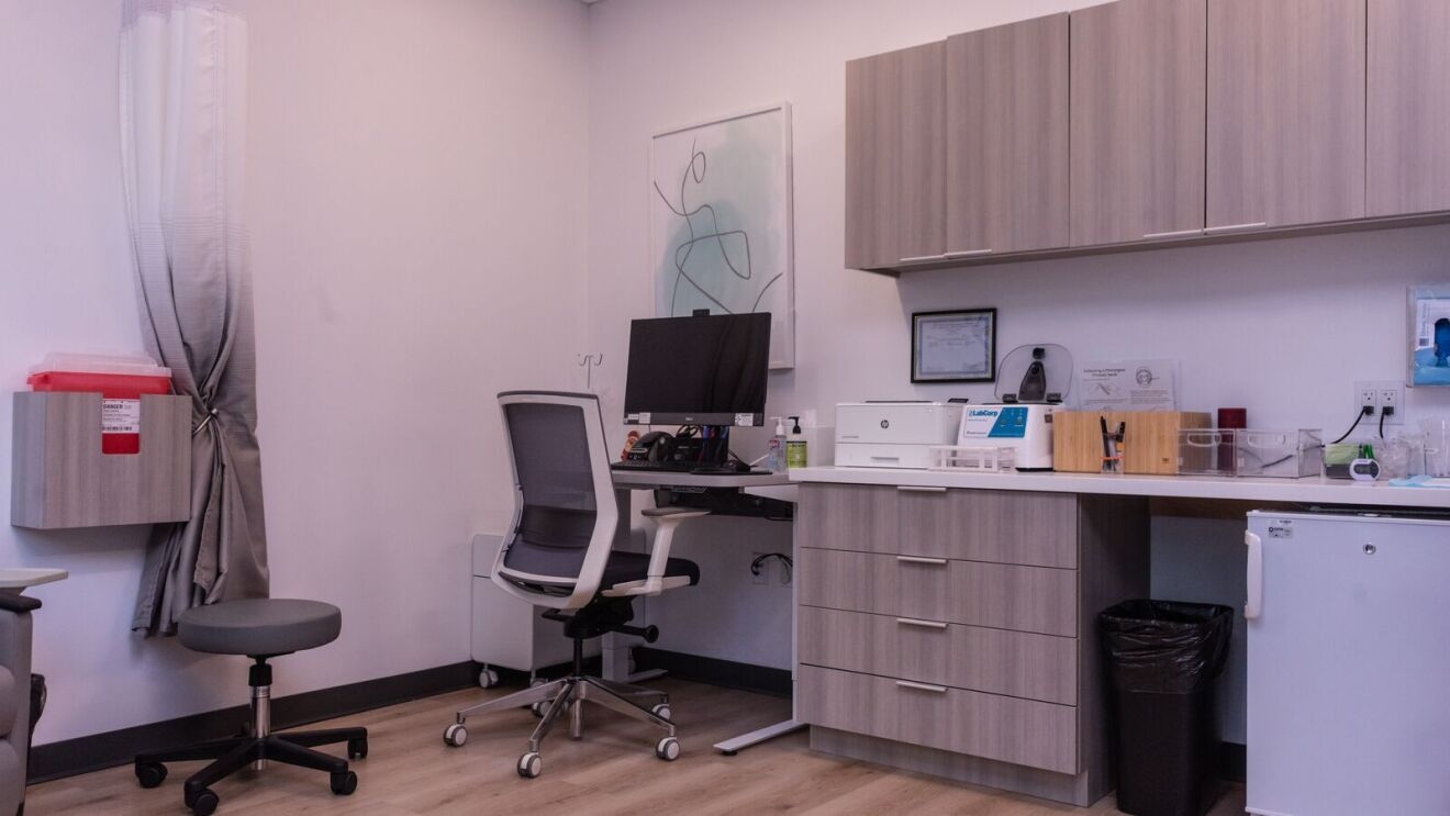 photos of the interior of a one medical office in nomad in new york city