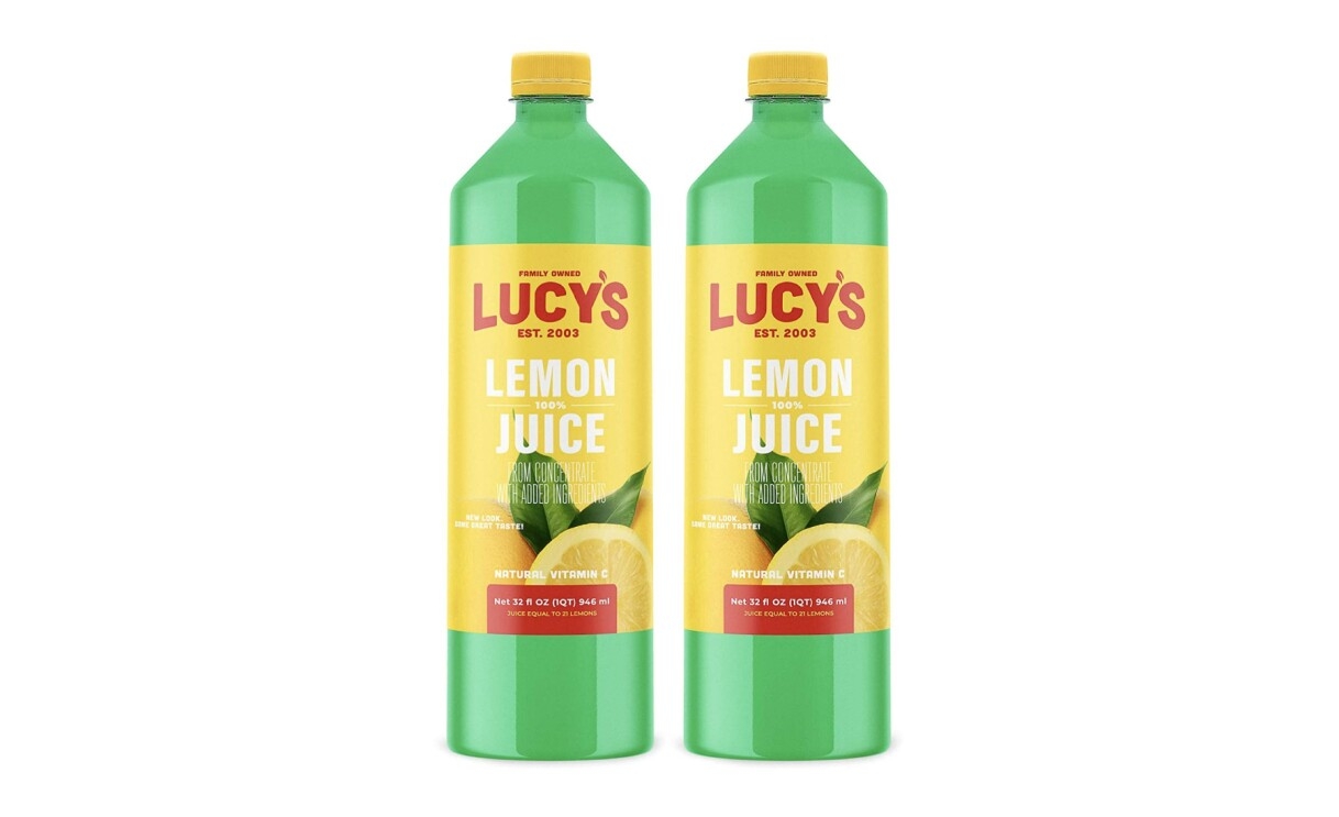 Fresh lemon juice from Lucy’s