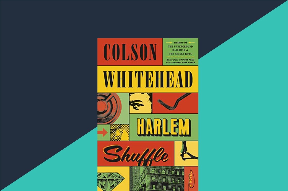 An image of the cover art for the book, Harlem Shuffle.