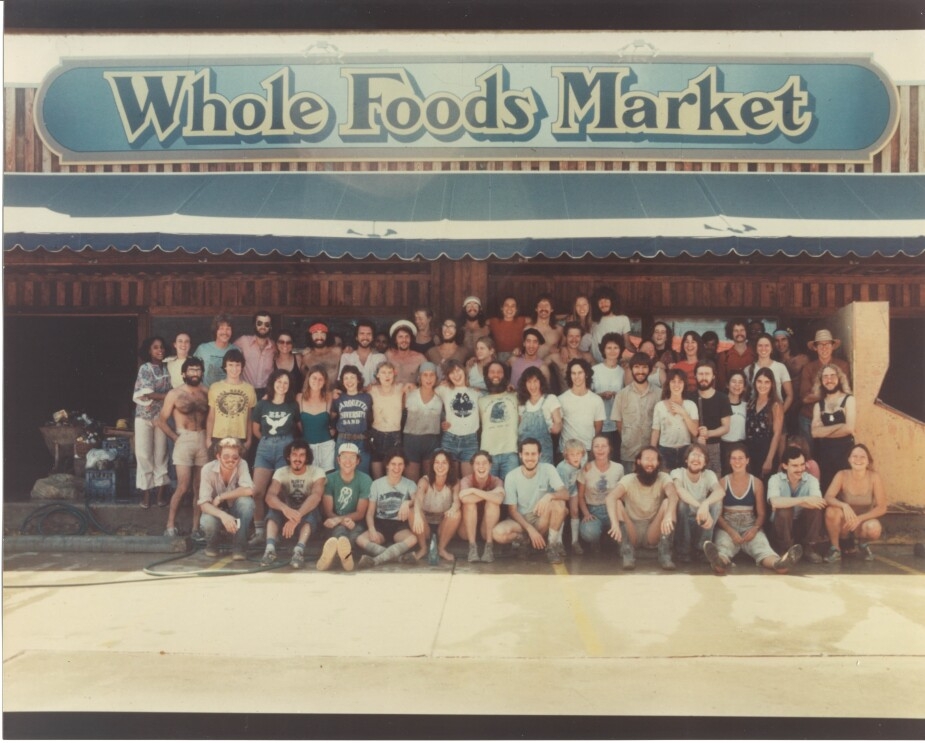 An image of the first Whole Foods Market store. 