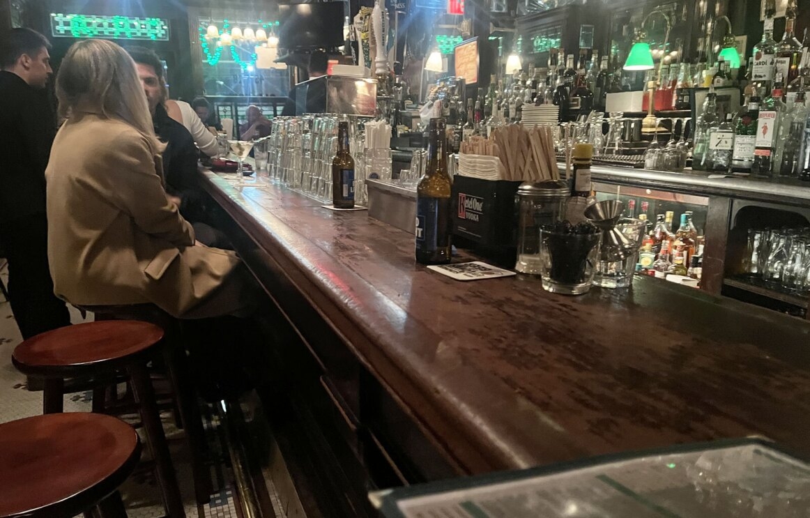 An image of the Old Town Bar featured in the marvelous mrs maisel